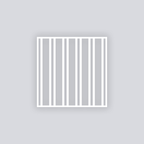 Varied Stripes Square Clay Stencil