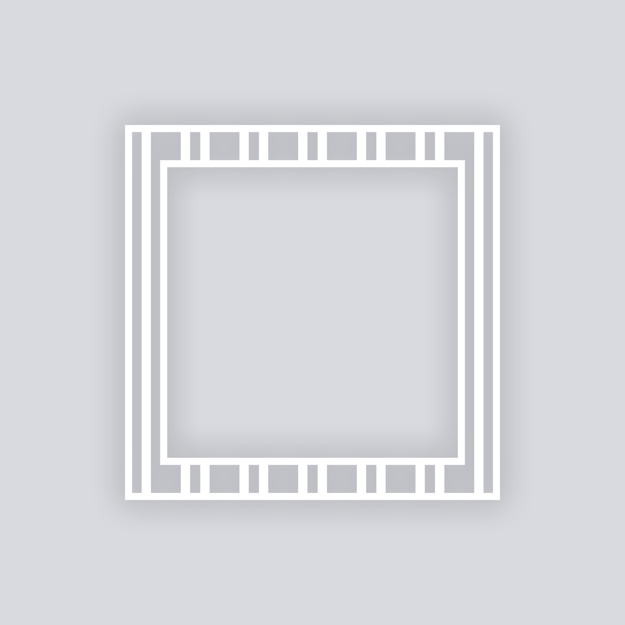 Varied Stripes Square Rim Clay Stencil