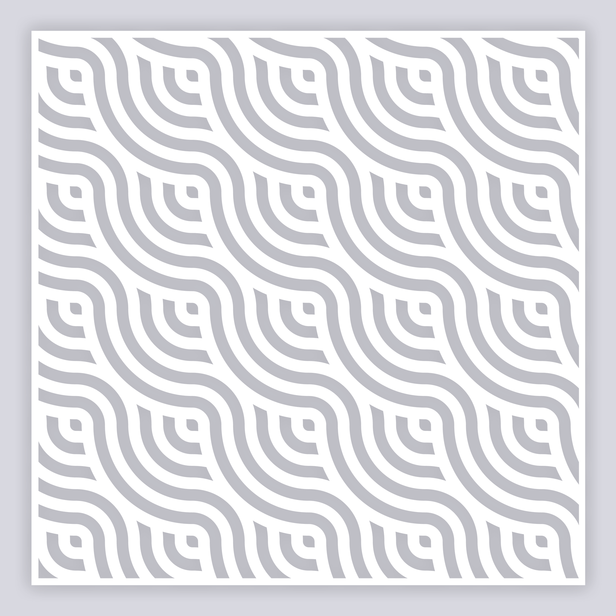 Waves Full Clay Stencil