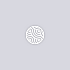 Waves Circle Clay Stencil
