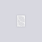 Waves Rectangle Clay Stencil