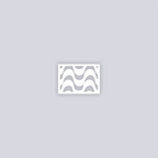 Wavy Lines Rectangle Clay Stencil