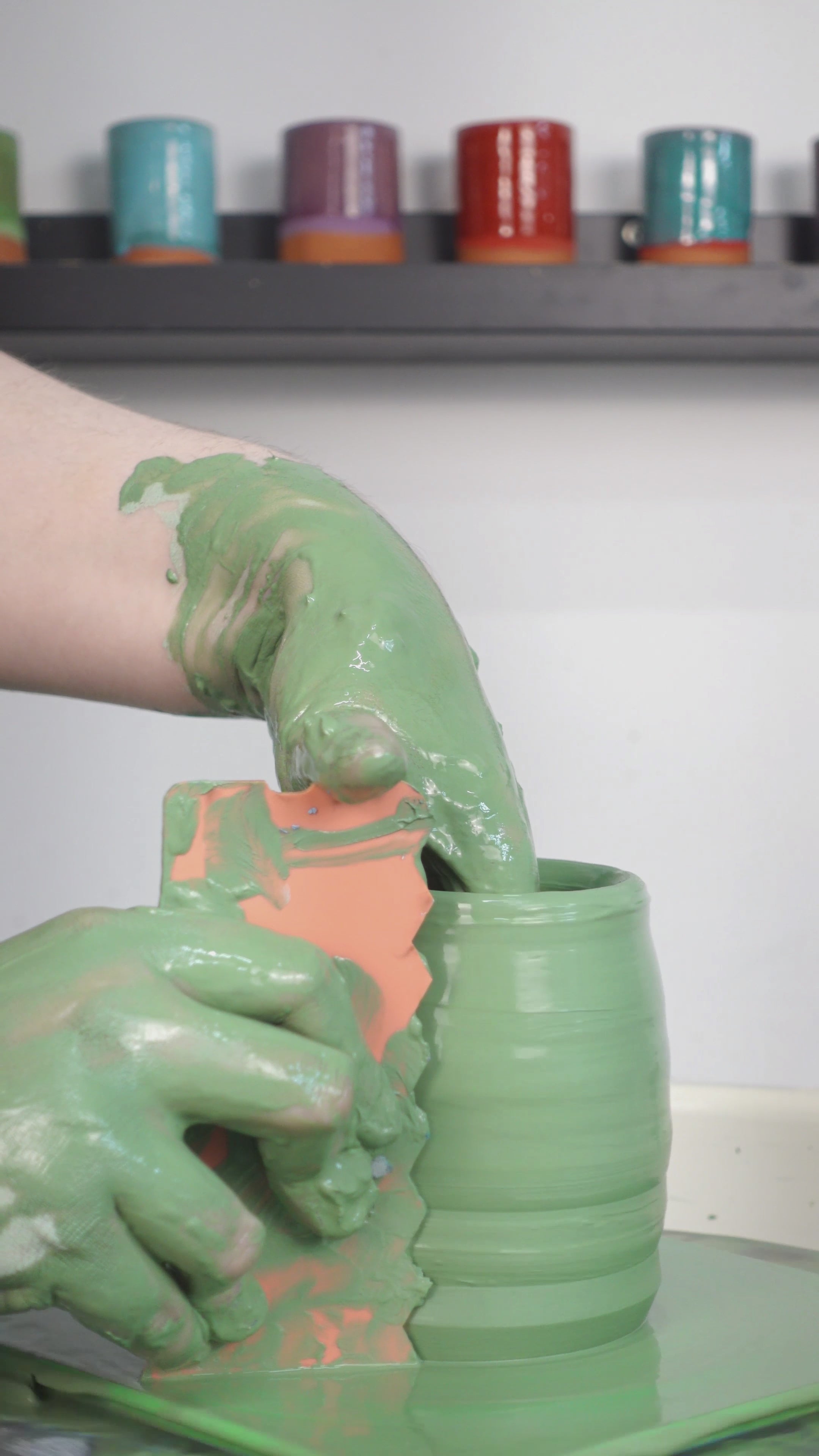 Green Stoneware Clay