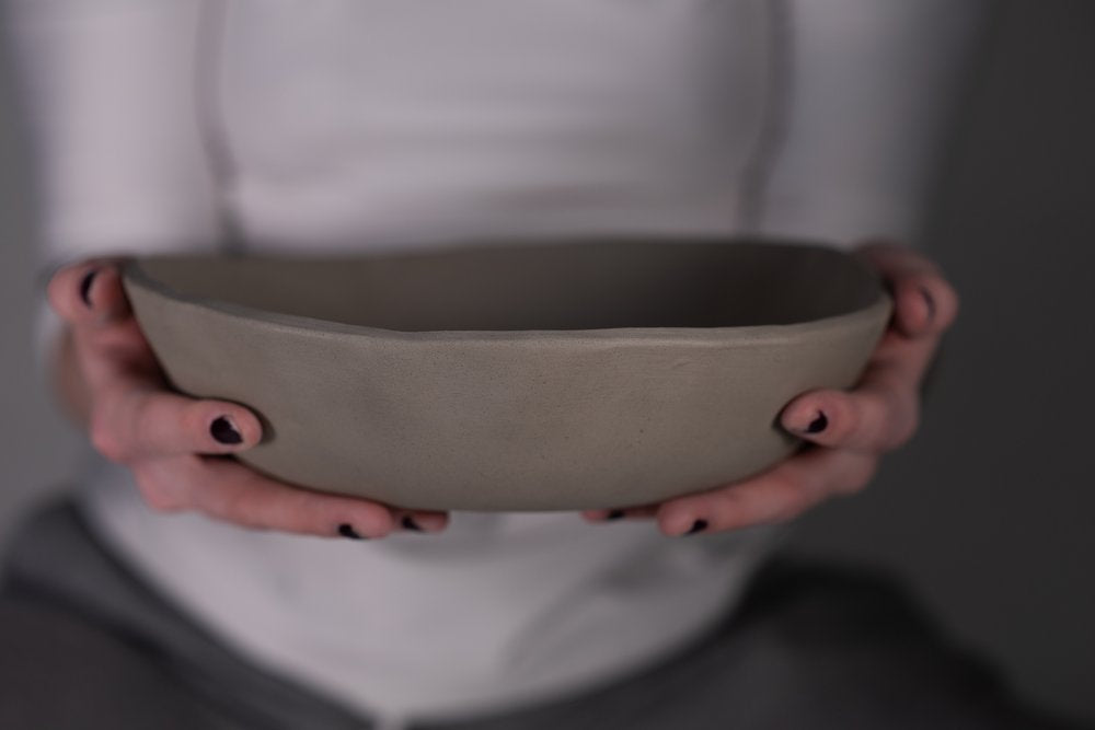 Natural White Stoneware Clay - 1lb